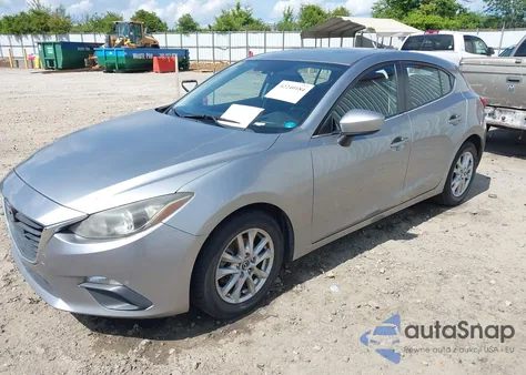 2014 Mazda Mazda3 I Touring из США, поврежденный, VIN JM1BM1L77E1149826